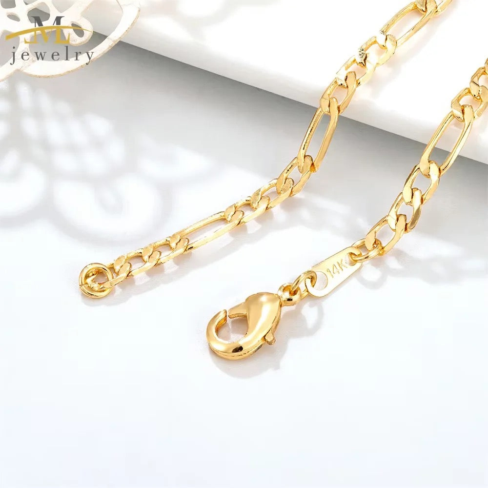 Brave Necklace 14k gold 18inch