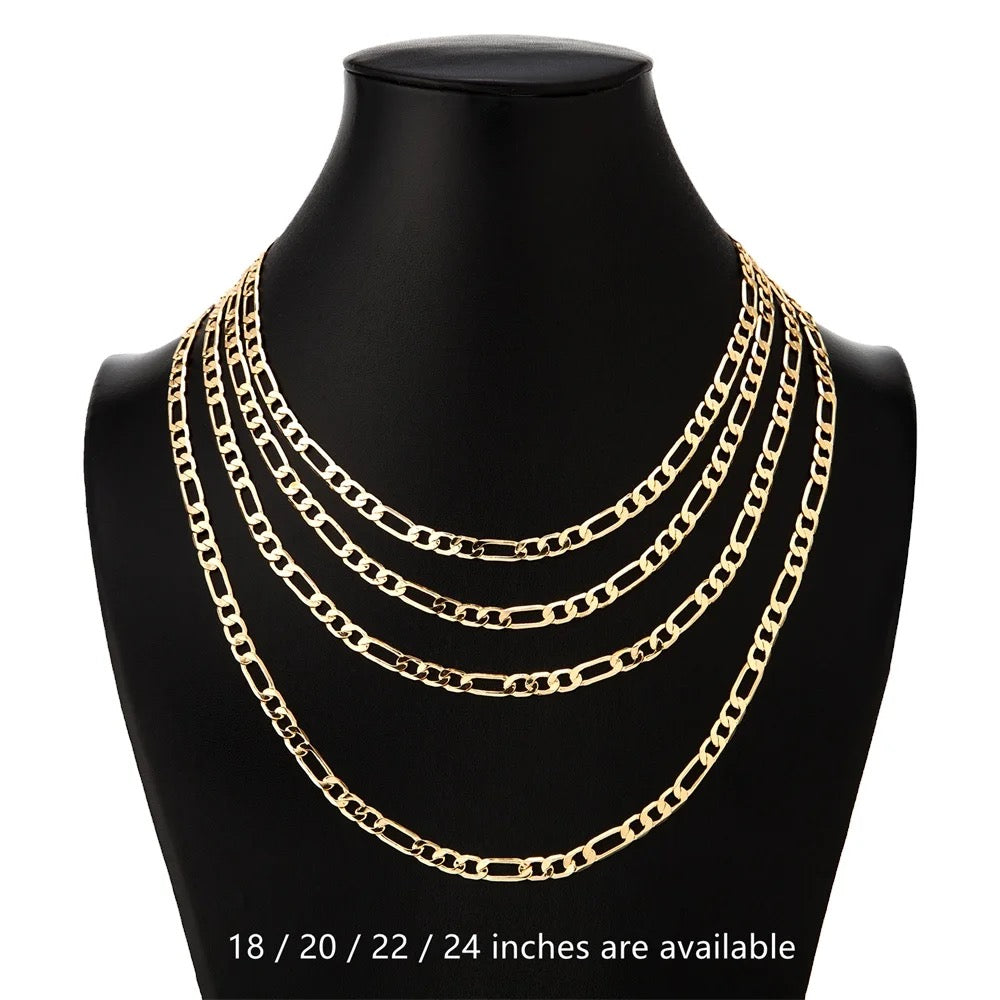 Brave méduse 14k gold necklace 24 inches